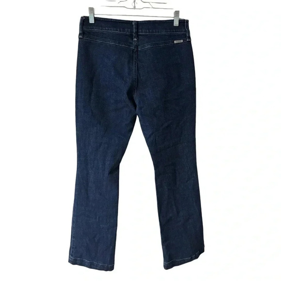 KanCan Star Mid Rise Boot Cut Denim Jeans Size 29 Dark Wash Stretch Casual - Picture 7 of 9